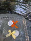 Summer sand dollar hair clips