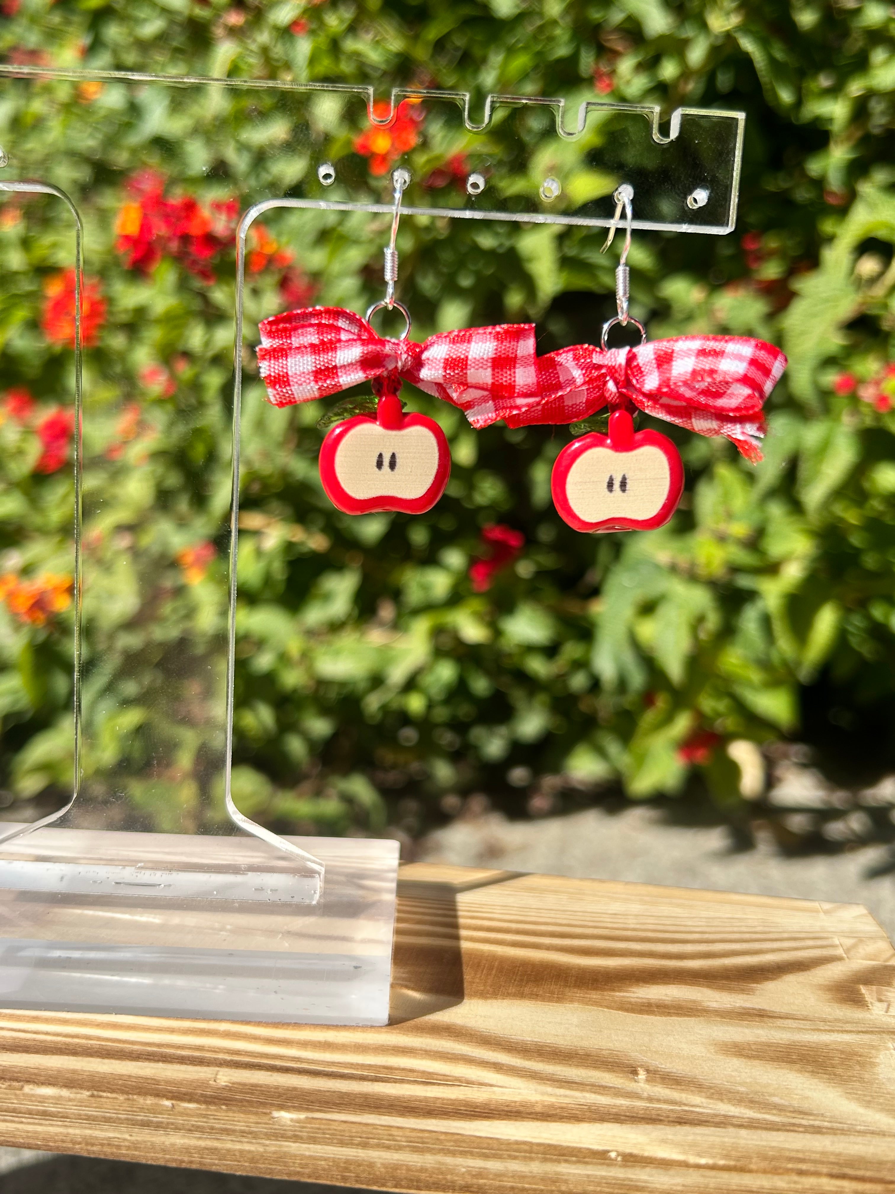 Apple orchard earrings