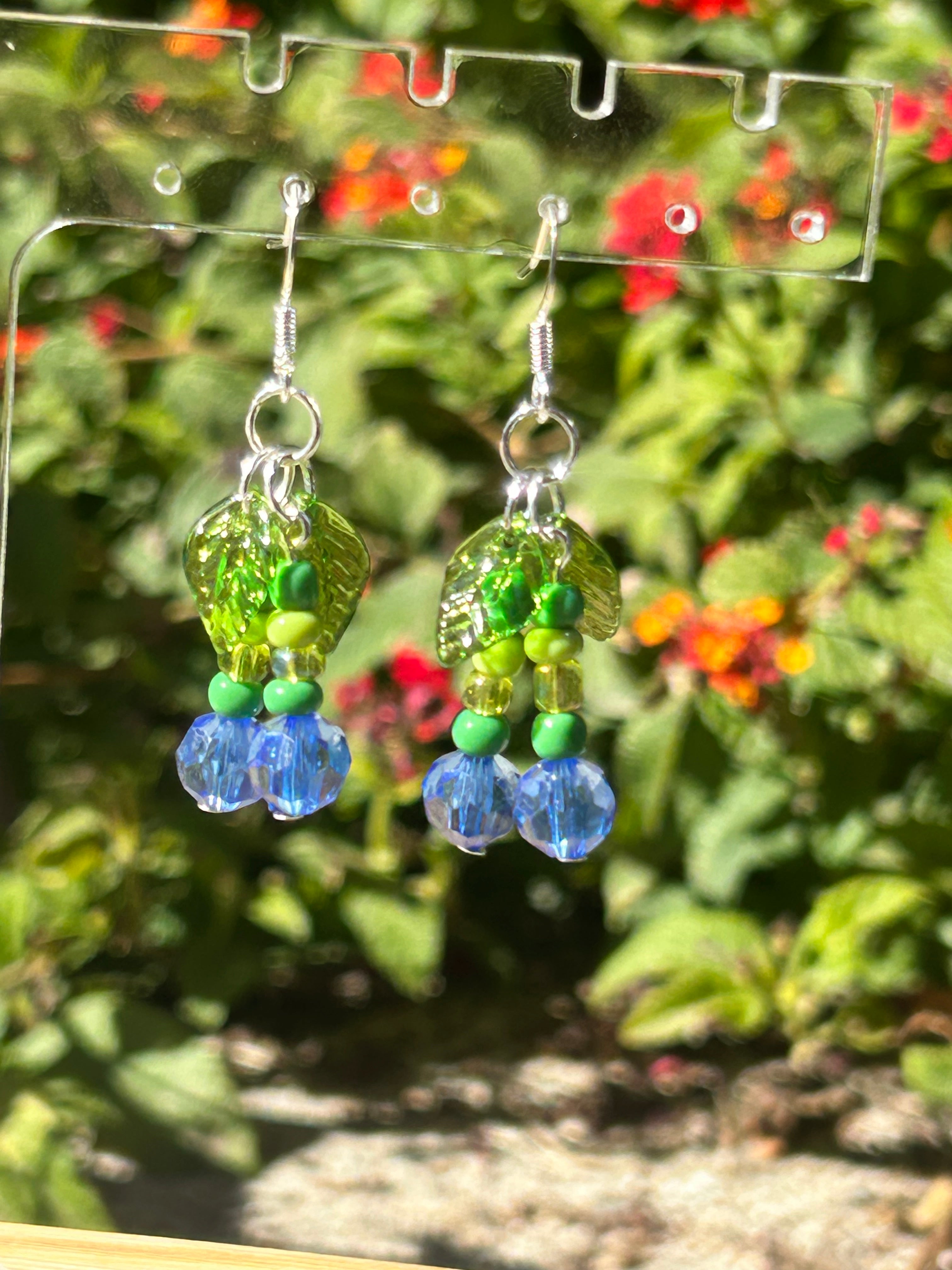 Blueberry Vine earrings
