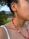 Cherry picking earrings