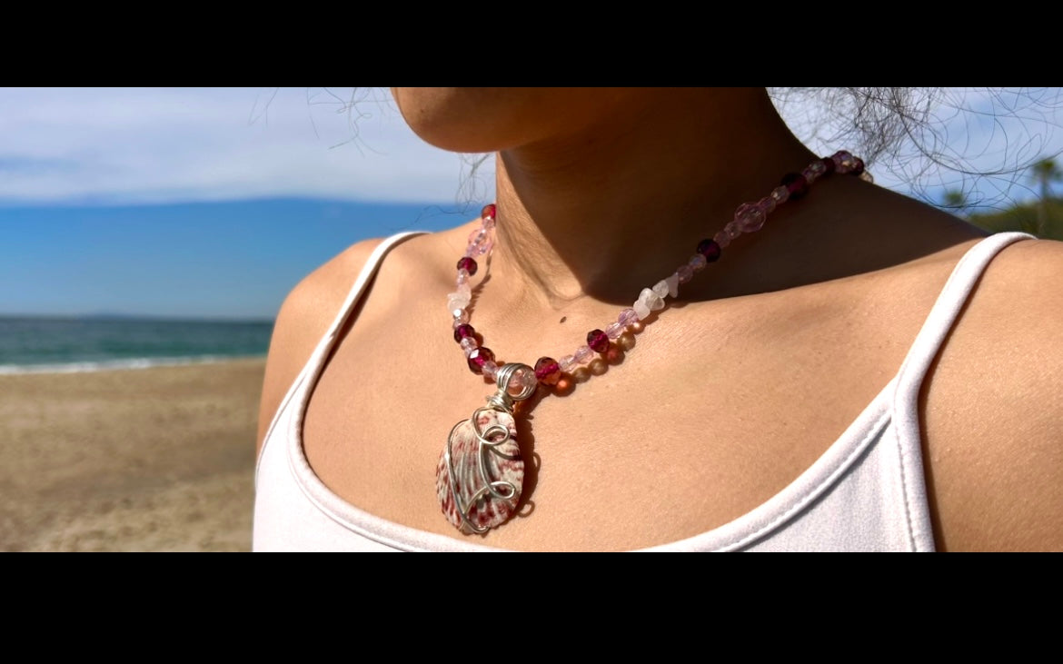 Saltwater Rosé necklace