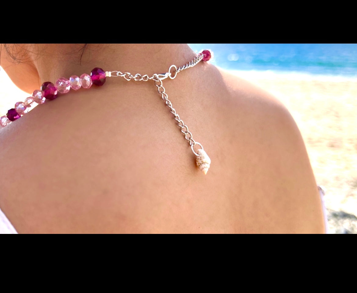 Saltwater Rosé necklace