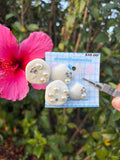 Coastal bling hair clip set