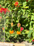 Pumpkin patch earrings