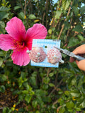 Calico coastal hair clip set