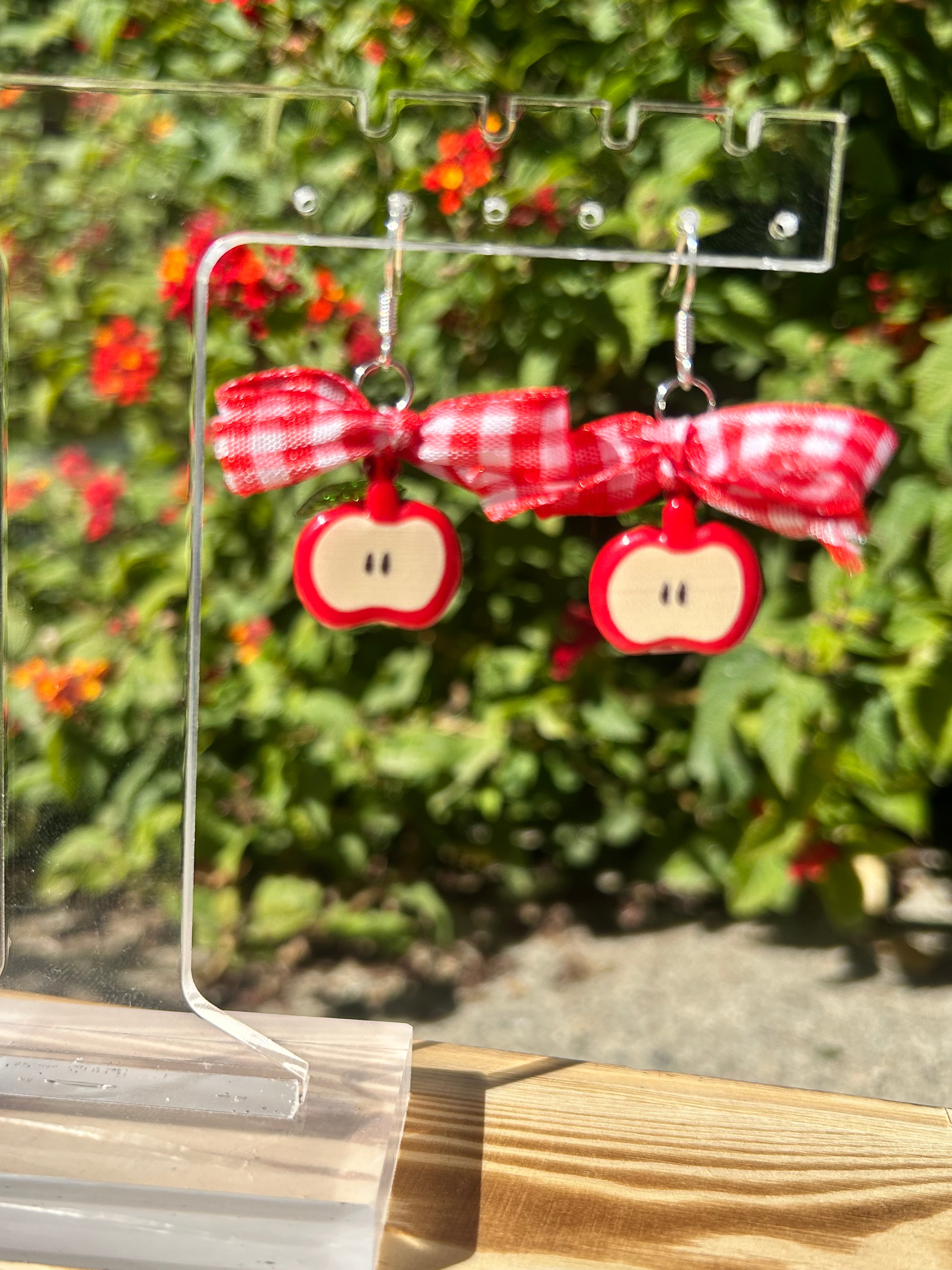 Apple orchard earrings