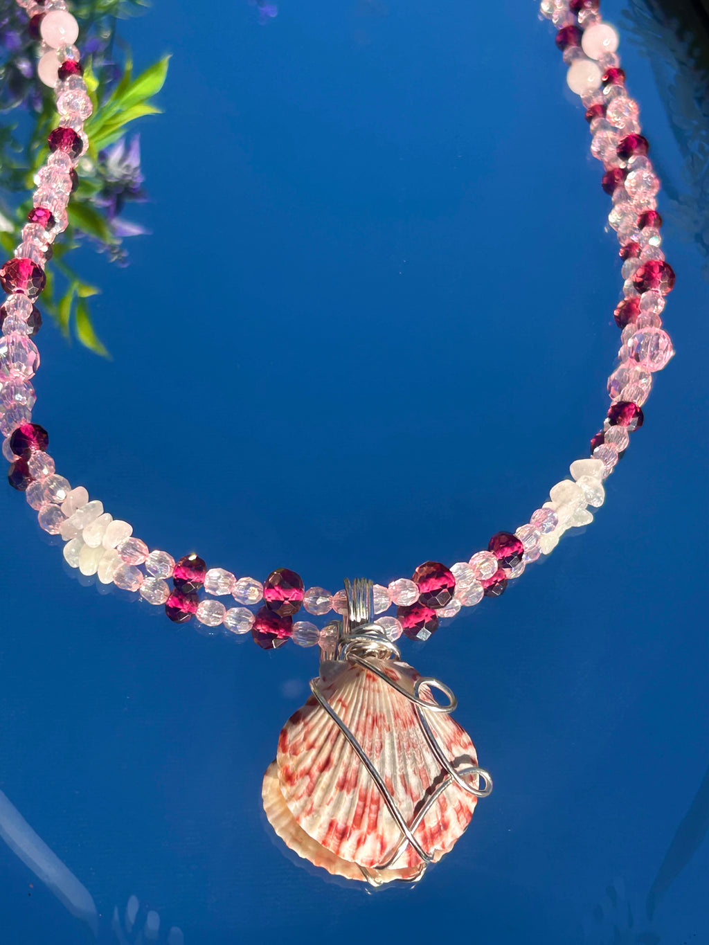 Saltwater Rosé necklace